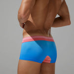 Men’s Spliced Lines Trunks in Ombre
