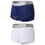 Aoelemen 2 Pack Modal Stretch Separate Pouch Boxer Briefs