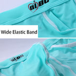 3 Pack Men's Long Leg Boxer Briefs Made of Ultra-Thin Ice Silk with Anti-Wear Elastic