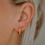 Stackable Hoop Earrings in Gold or Silver