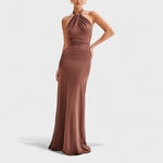 Berkley | Sleek Halter Maxi Dress