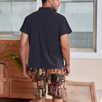 Printed Kimono Pajamas For Men