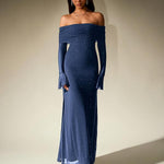 DARCIE™ - Off Shoulder Ruched Sequin Bodycon Evening Gown