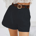 MÉLANIE™ - Chic High-Waist Shorts