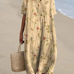 Merel | Vintage Floral Maxi Dress