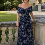 Ava | Off-Shoulder Flow Midi Dress