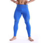 Mens Nylon Mid Waist Sports Tights