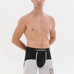 Men's Anti-Chafing Sports Boxer Briefs with Spacious Pouch
