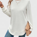 Nadyalyn | Elegant O-Neck Long Sleeve