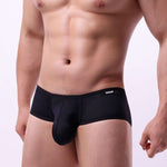 2 Pack Men's 3D Pouch Low-Rise Slim-Fit Trunks