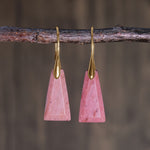 Boho Geometric Stone Drop Earrings