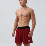 Men's Mesh-Lined Double-Layer Sports Fitness Breathable Sweat-Wicking Quick-Dry Shorts