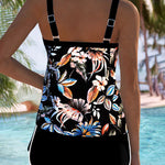 Rachelle - Refined Floral Tankini Set