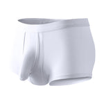 3 Pack Men's Solid Color Breathable Comfy Fabric Loose-Fit Soft Trunks