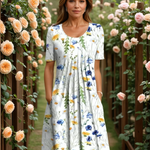 Ruth | Elegant Dress with Tummy Coverage