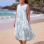 Tereza | Quiet Shore Midi Dress