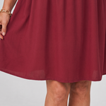 Corinne | Long Sleeve Smocked Cuffs Mini Dress