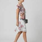 Avery | Clean Floral Knee Length Dress