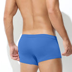 3 Pack Men's Solid Color Breathable Comfy Fabric Loose-Fit Soft Trunks