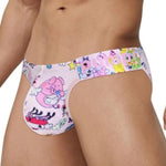 2 Pack Men's Cartoon High-Cut Breathable Bikini