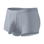 3 Pack Men's Solid Color Breathable Comfy Fabric Loose-Fit Soft Trunks