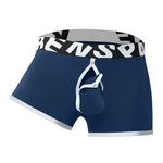 2 Pack Men's Sexy Modal Trunks with Open Front & Back and Removable Pouch