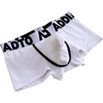 2 Pack Men's Gun and Bullet Separation Large Pouch U-Convex 3D Cut Loose Trunks