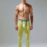Men's Sport Long Johns With Large Pouch