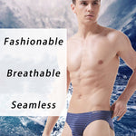 3 Pack Men's Mesh Nylon Breathable Solid Color Bikini