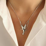 Fairy Necklace in Gold and Silver