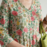 Danni | Scatter Flower Midi Dress
