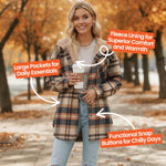 Premium Flannel Hooded Jacket