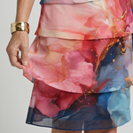 Olivia | Poised Marble Knee Length Dress