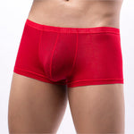 4 Pack Men's Sexy Breathable Jacquard Trunks
