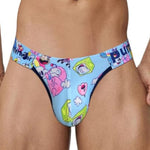 2 Pack Men's Cartoon High-Cut Breathable Bikini