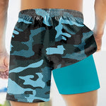 Men's Movement-Friendly Double-Layer Casual Board Shorts