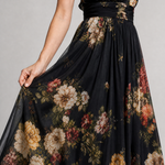 Grace | Floral Halter Midi Dress