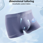 2 Pack Men's Large Pouch Antibacterial Boxer Briefs