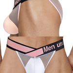 2 Pack Men’s Sexy Bikini with See-through Pouch
