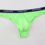 4 Pack Men's Sexy Comfortable Ice Silk Breathable Thong
