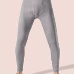 Men's Thermal Pants with Fleece Lining, Thickened Sports Base Layer Pants