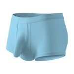 3 Pack Men's Solid Color Breathable Comfy Fabric Loose-Fit Soft Trunks