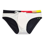 Graffiti Cushioned Men's Swimsuit Briefs