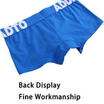 2 Pack Men's Gun and Bullet Separation Large Pouch U-Convex 3D Cut Loose Trunks