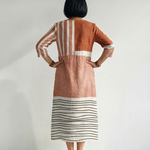 Kinley | Easy Mixed Stripe Midi Dress
