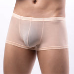 4 Pack Men's Sexy Breathable Jacquard Trunks