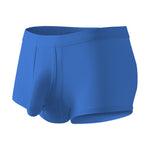 3 Pack Men's Solid Color Breathable Comfy Fabric Loose-Fit Soft Trunks