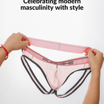 3 Pack Men's Low-Rise Ice Silk Jockstrap