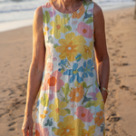 Dayton | Coastal Texture Midi Dress