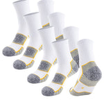 4 Pack Mid-Crew Thick Cushioned Sports Socks